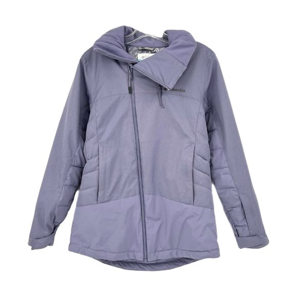 Columbia Jackets & Blazers - Columbia Purple Faux Fur Trim Hooded Jacket | Classic Style